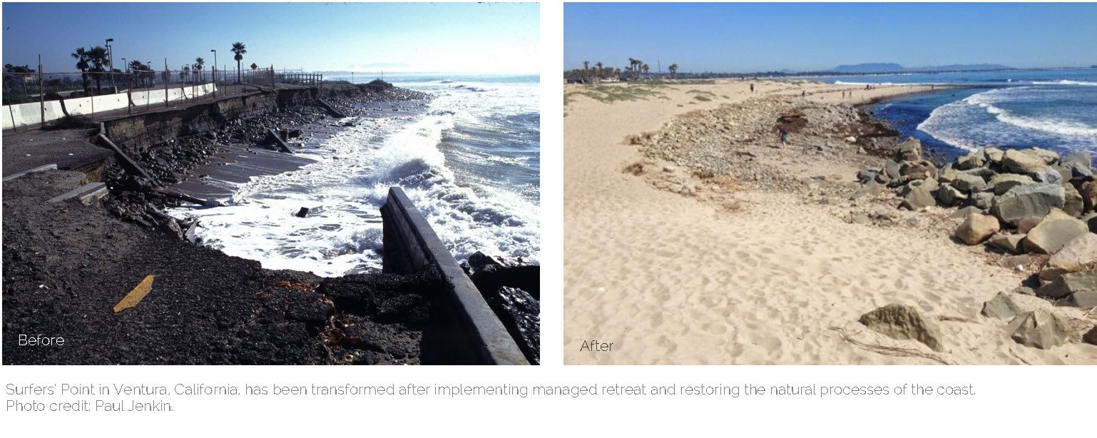 Surfers Point Before and After